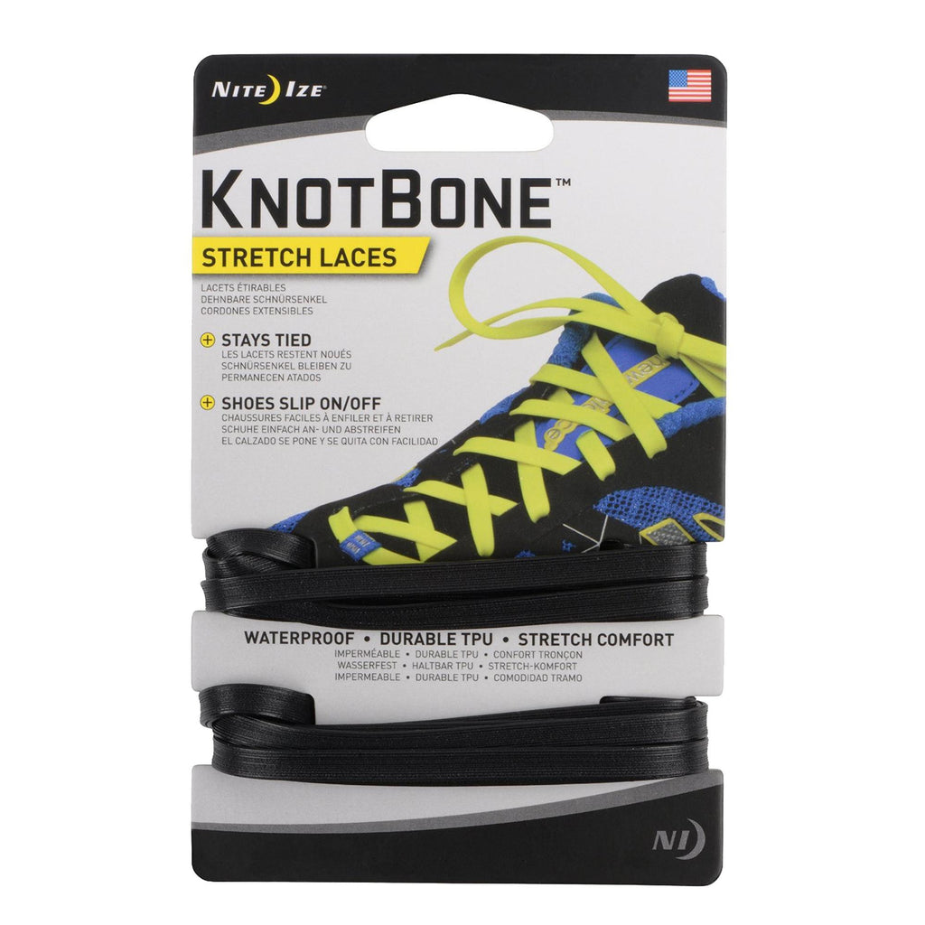 KnotBone Stretch Laces - Black