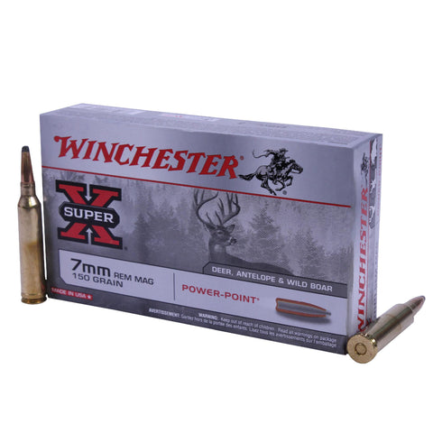 7mm Remington Magnum - Super-X, 150 Grains, Power-Point, Power 20