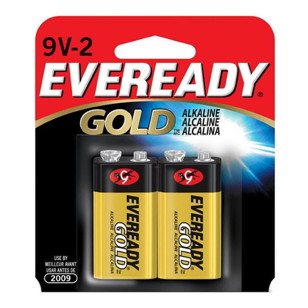 Eveready Gold 9V Battery - Per 2