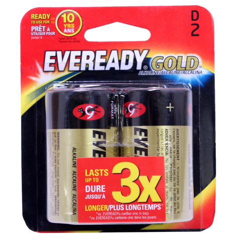 Batteries Max - D (Per 2)