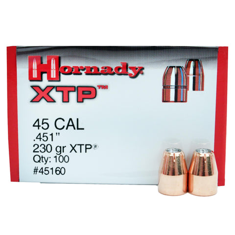 45 Caliber Bullets - (.451) 230 Gr HP-XTP (Per 100)