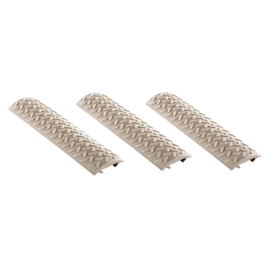 Diamond Plate Full, Long Rail Covers, 3-Pack - Flat Dark Earth