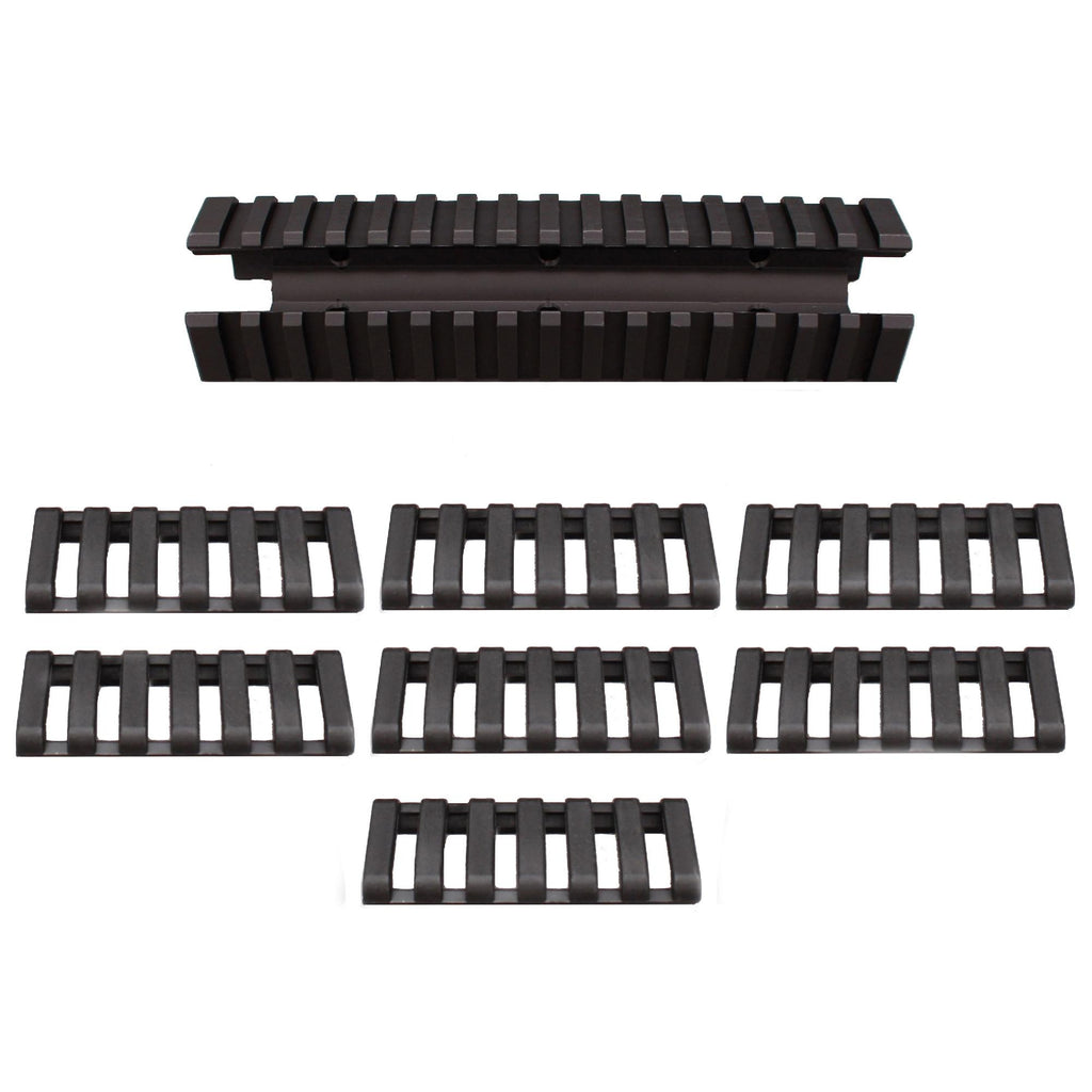 Mossberg 500-590 Forend w-LP Covers, Black - Standard