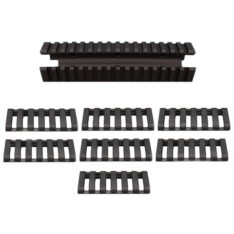 Mossberg 500-590 Forend w-LP Covers, Black - Short