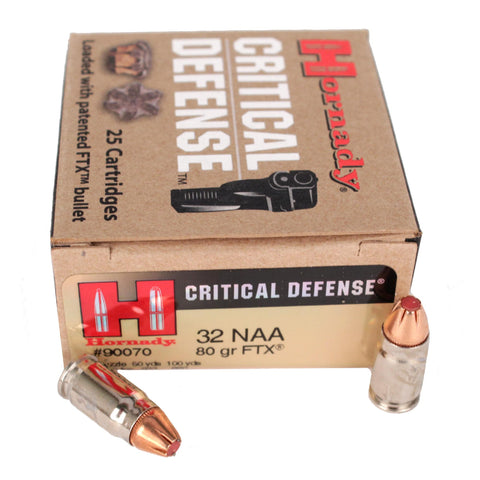 Critical Defense 32NAA 80Gr FTX (Per 25)