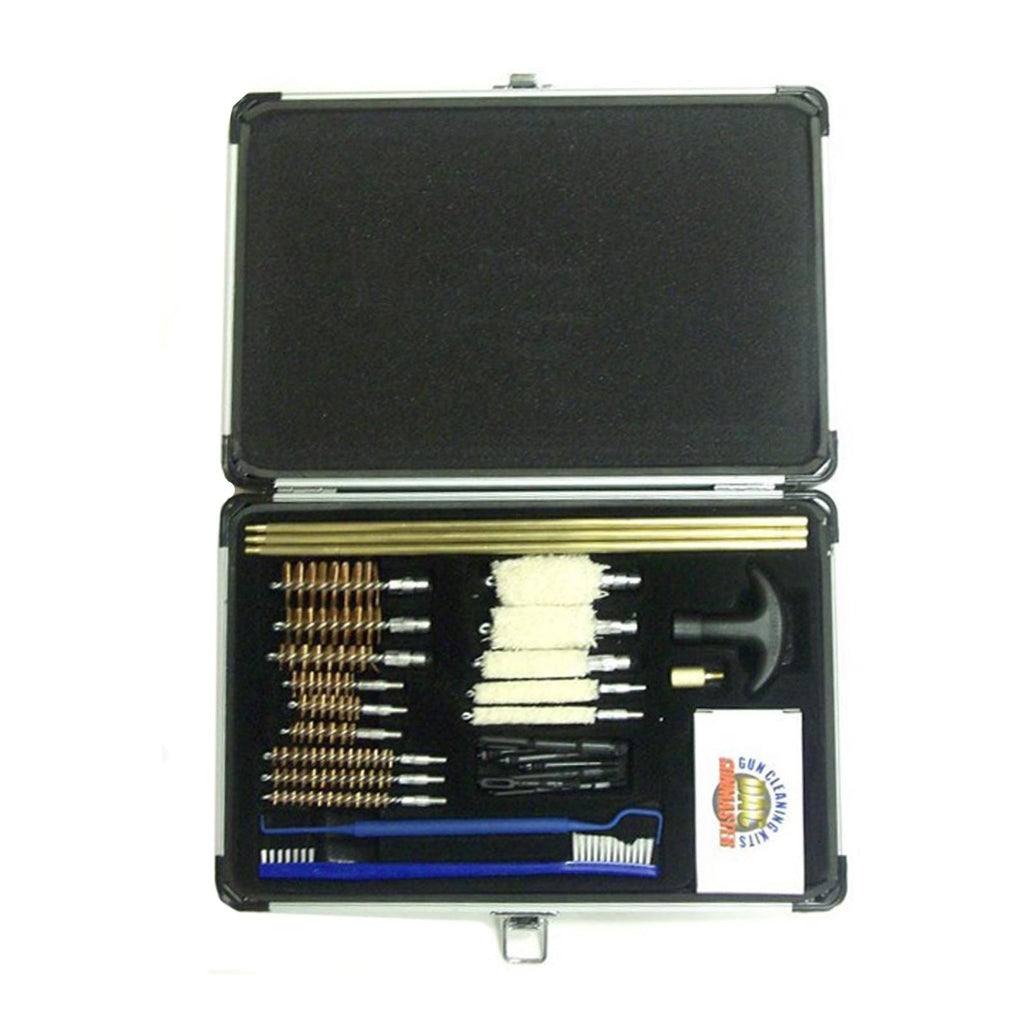 Universal Select 30 Piece .22 Caliber and Larger Cleaning Kit - Aluminum Case