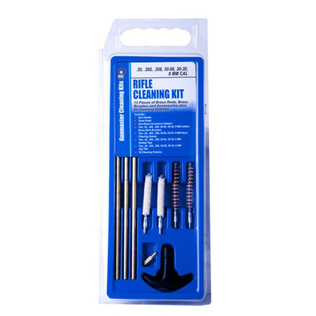 13 Piece Rifle Cleaning Kit - .30 Caliber