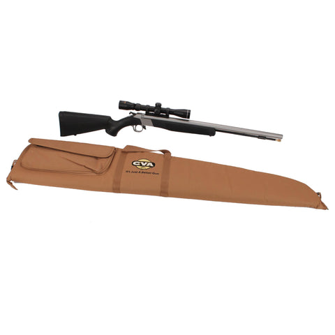 Wolf .50 Caliber Muzzleloader - Stainless Steel-Black w-KonuShot Scope