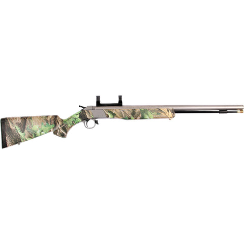 Wolf .50 Caliber Muzzleloader - Stainless Steel-Realtree Hard Wood, ISM