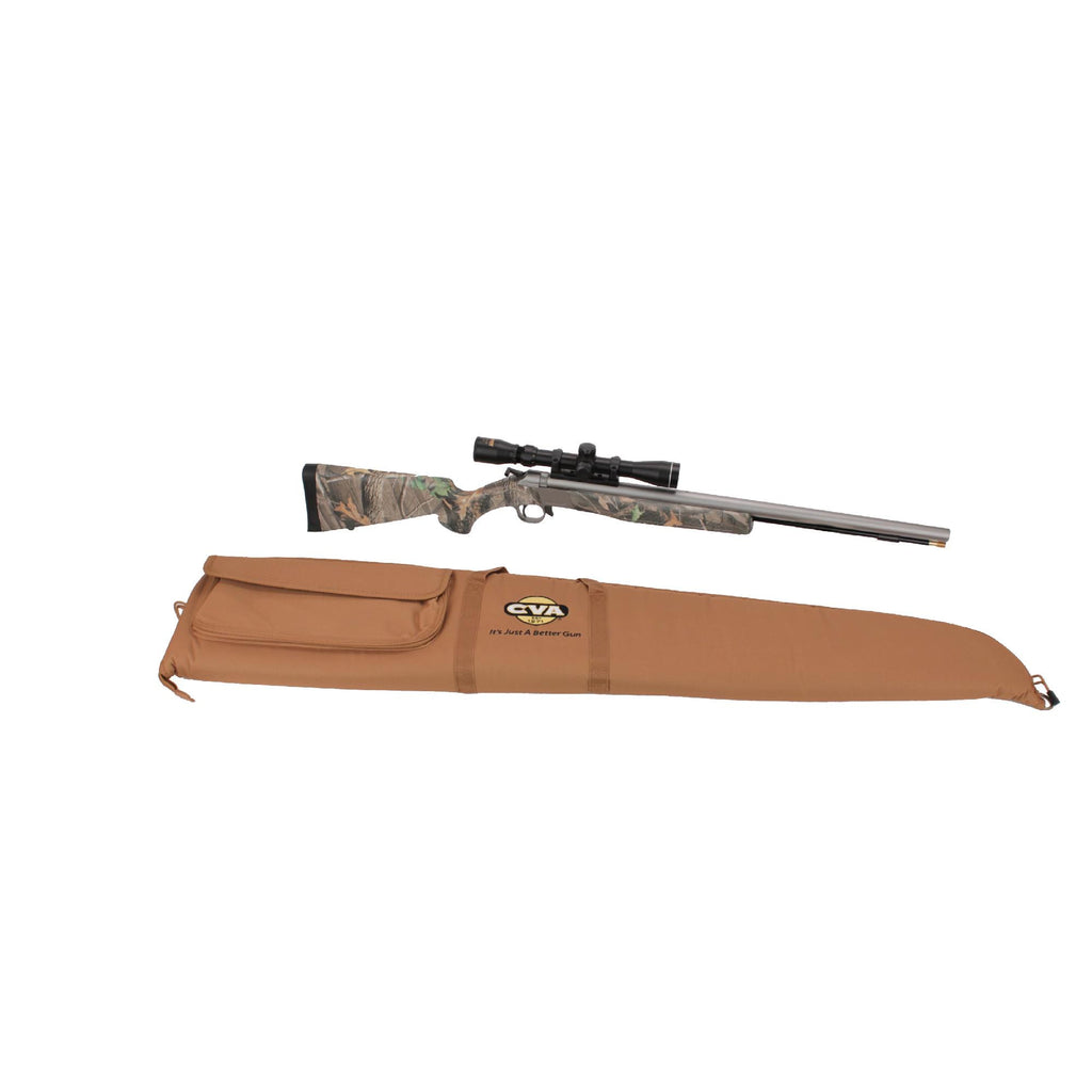 Wolf .50 Caliber Muzzleloader - Stainless Steel-Camo ISM w-KonuShot Scope