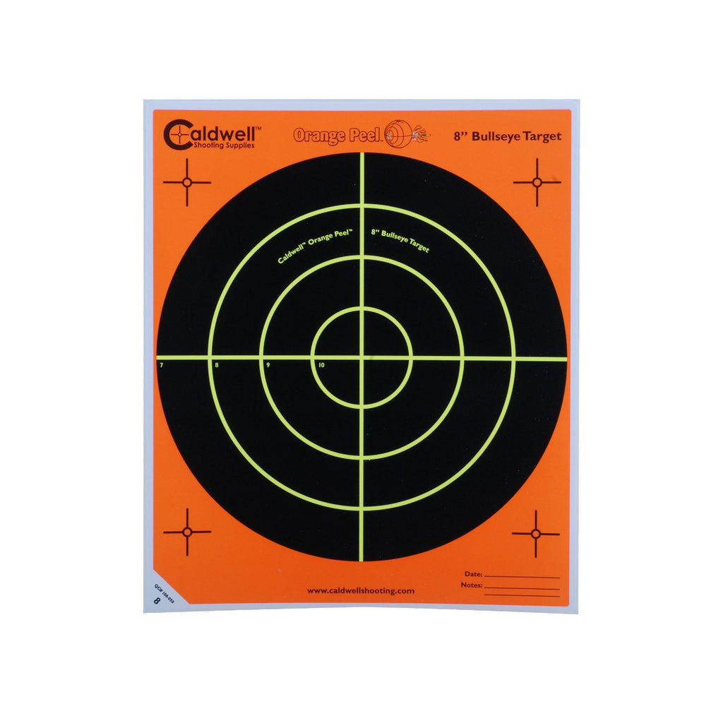 Orange Peel 8" Bulls-Eye - 5 Sheets