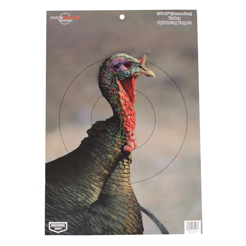 Pregame Targets - Turkey, 12" x 18" Target (Per 8)