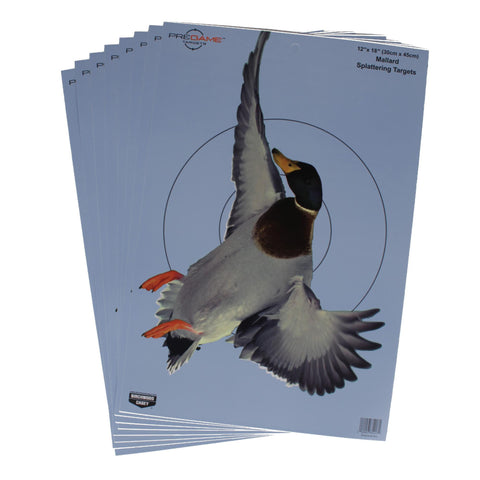 Pregame Targets - Duck, 12" x 18" Target (Per 8)