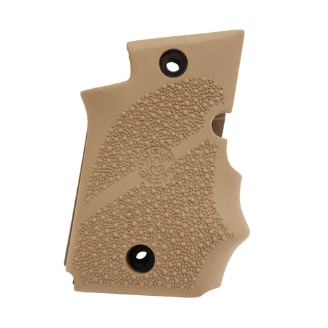 Sig P938 Rubber Grip - Ambidextrous, with Finger Grooves, Flat Dark Earth