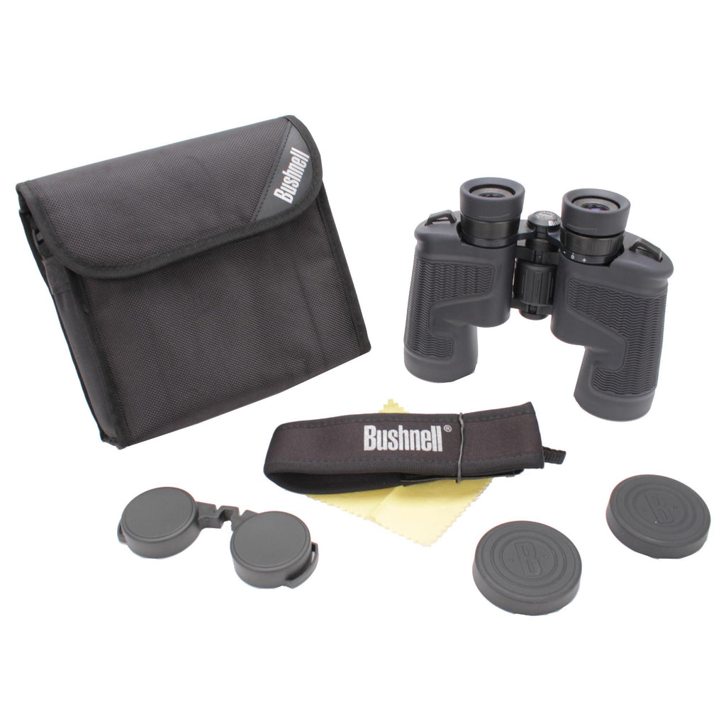 H2O Series Binoculars - 12x42 Black Porro BAK-4