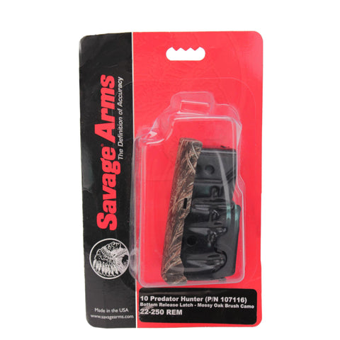 Savage Replacement Magazine - 10 Predator Hunter 22-250 Rem MOBU 4 Round