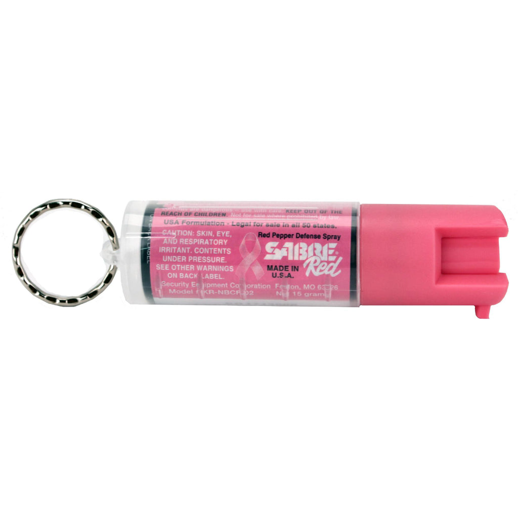 SABRE RED USA Key Ring - NBCF, Pink