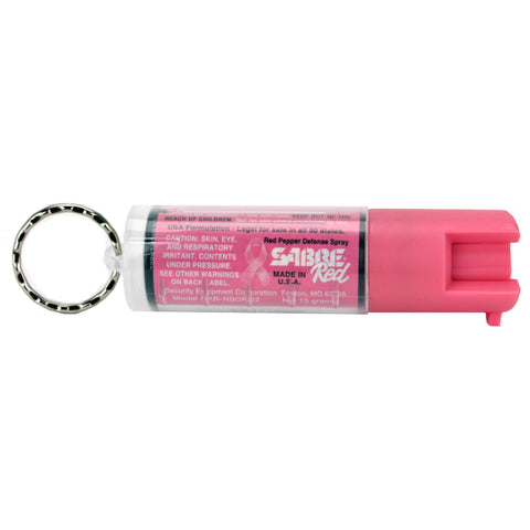 SABRE RED USA Key Ring - NBCF, Pink