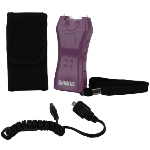 600,000V Stun Gun w-Holster - Purple