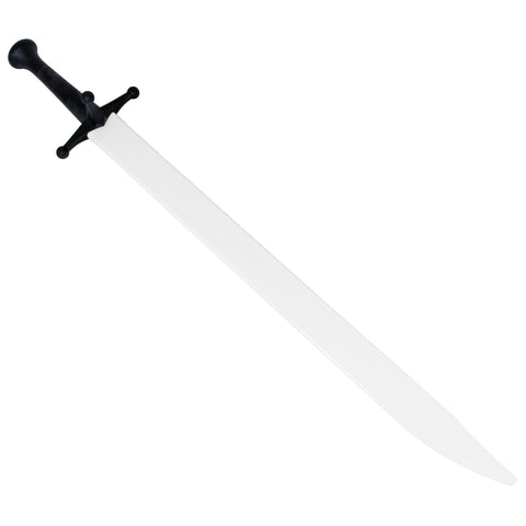 Complete Messer - White Blade, Black Guard, Black Handle