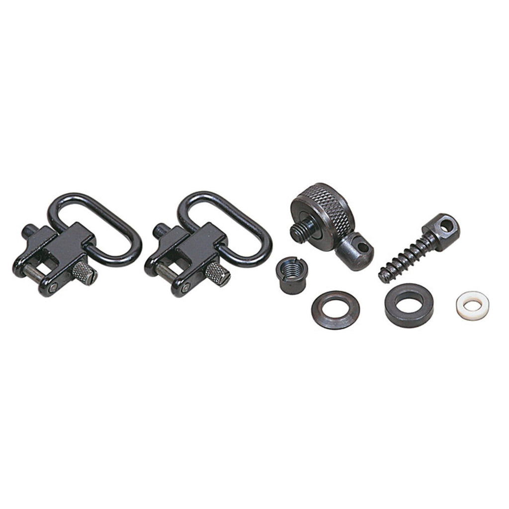 Sling Swivel Set - - Pump and Semi Automatic Shotguns, 1? Slings, Black