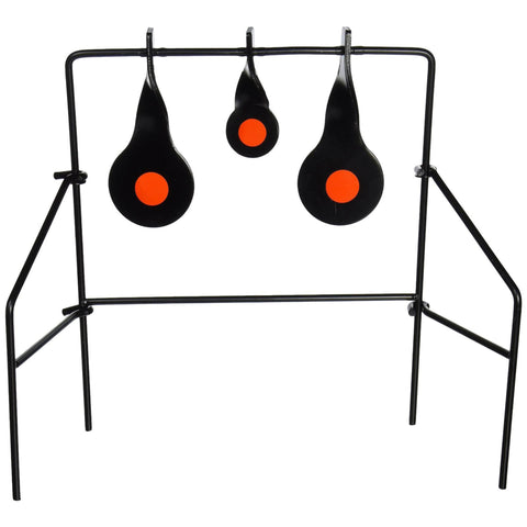 Metal Spinner Target - - (.22 Caliber) Black and Orange