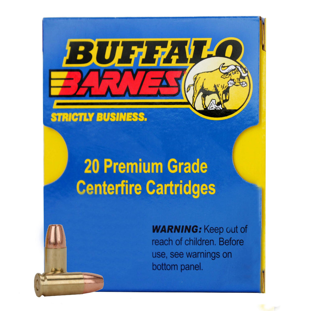 9mm +P Barnes TAC-XP (Per 20) - 95 Gr