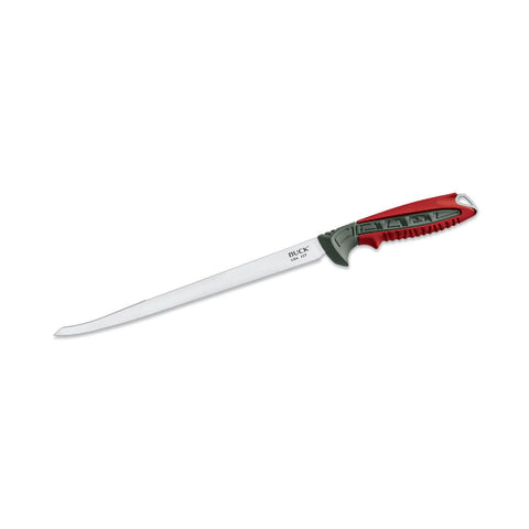 Clearwater Fillet - 9" Fixed Blade, Red Nylon Handle, Boxed