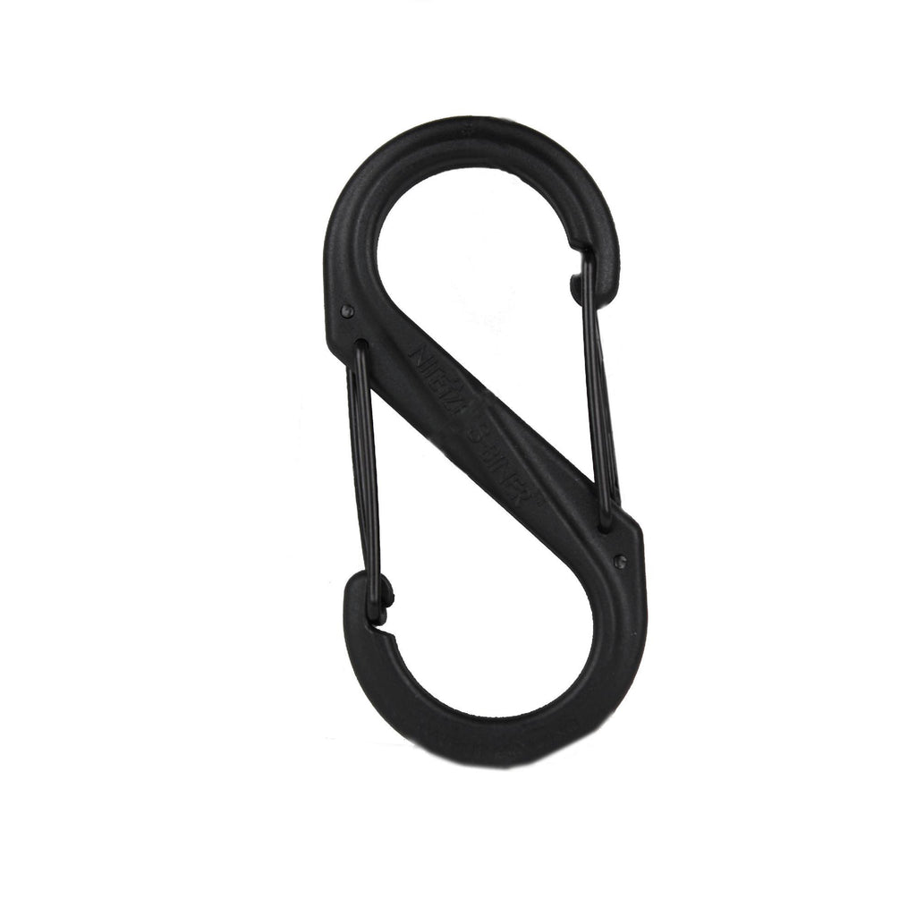 S-Biner Plastic Size #4 - Black-Black Gates