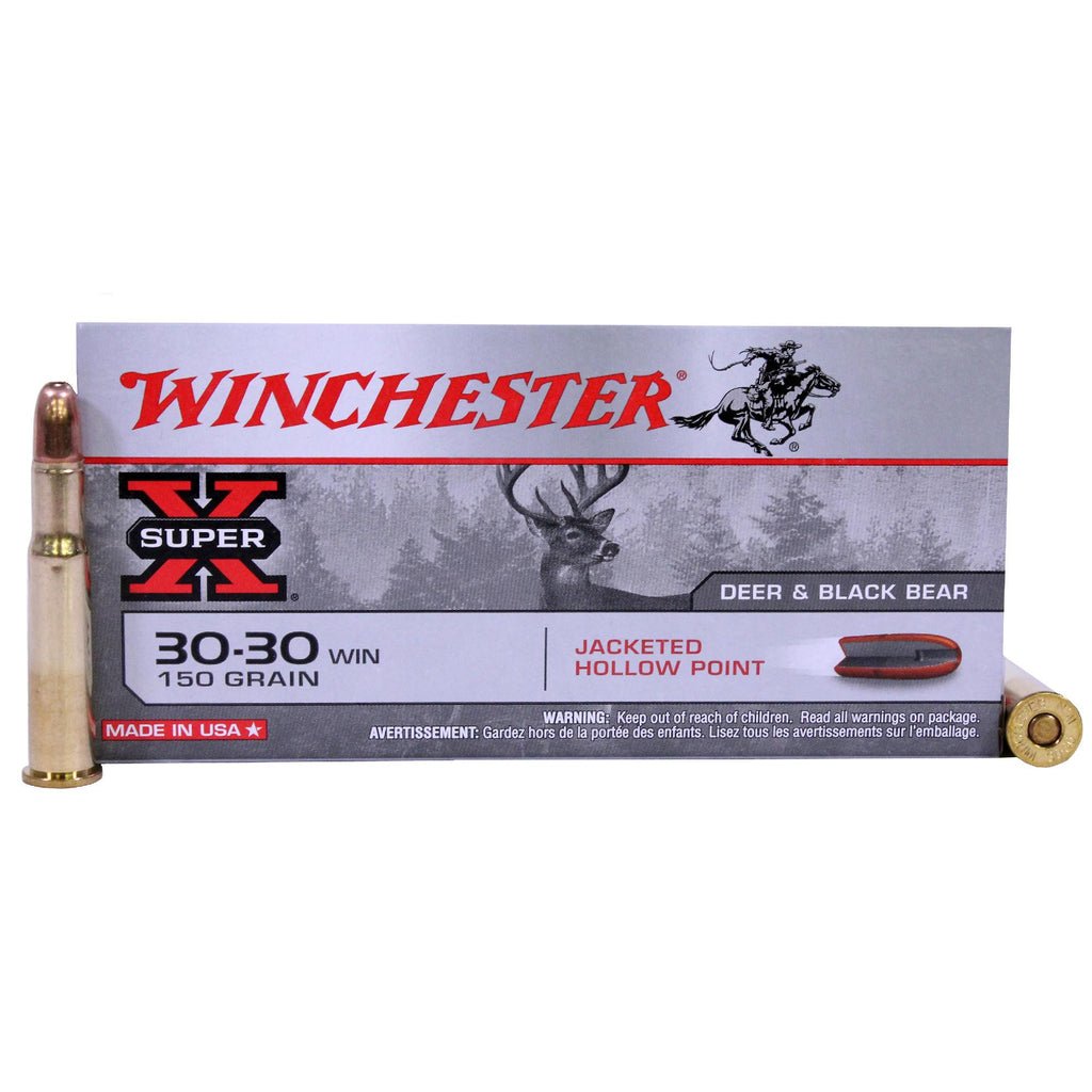 30-30 Winchester - Super-X, 150 Grains, Hollow Point, Per 20