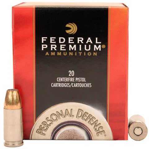 9mm Luger - Premium Personal Defense, 147 Grains, Hydra-Shok, Jacketed Hollow Point, Per 20