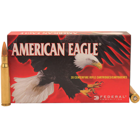 30-06 Springfield - American Eagle, 150 Grains, Full Metal Jacket, Per 20