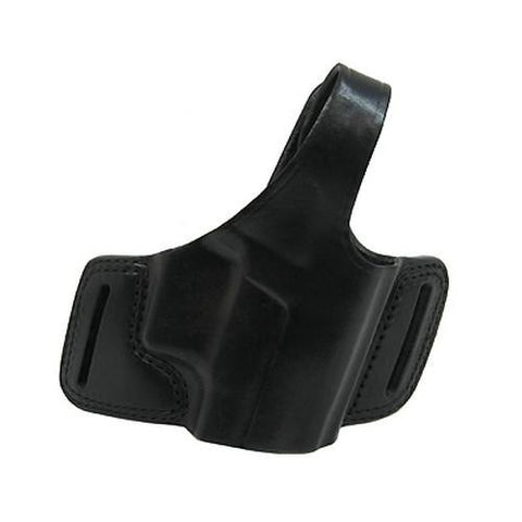 5 Black Widow Leather Holster - Plain Black, Size 14, Right Hand