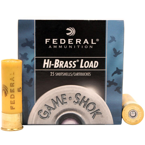 20 Gauge -  Game-Shok High Brass, 2 3-4", 1 oz, #5 Lead Shot, Per 25