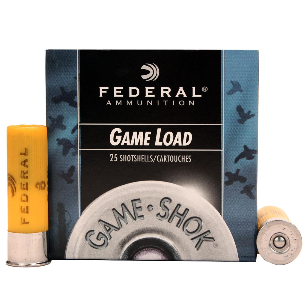 20 Gauge - - Game-Shok Game Load, 2 3-4", 7-8 oz, #8 Lead Shot, Per 25