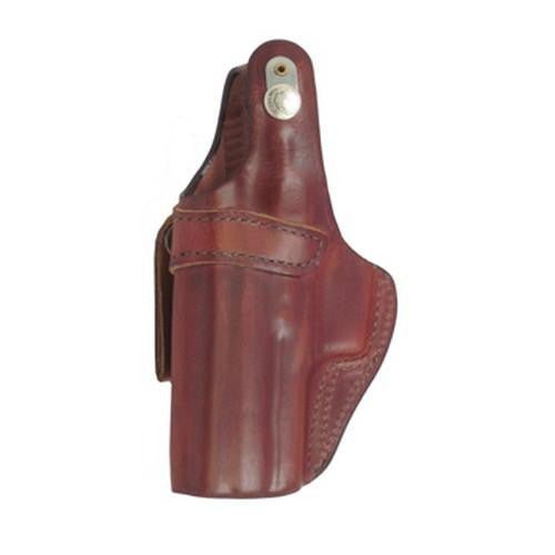 3S Pistol Pocket Leather Holster - Plain Tan, Size 11, Right Hand