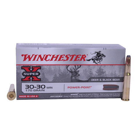 30-30 Winchester - Super-X, 170 Grains, Power-Point, Per 20