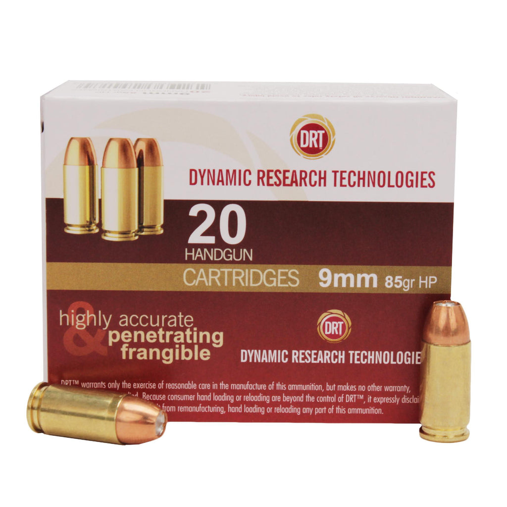 9mm Luger 85 Gr JHP Frangible (Per 20)