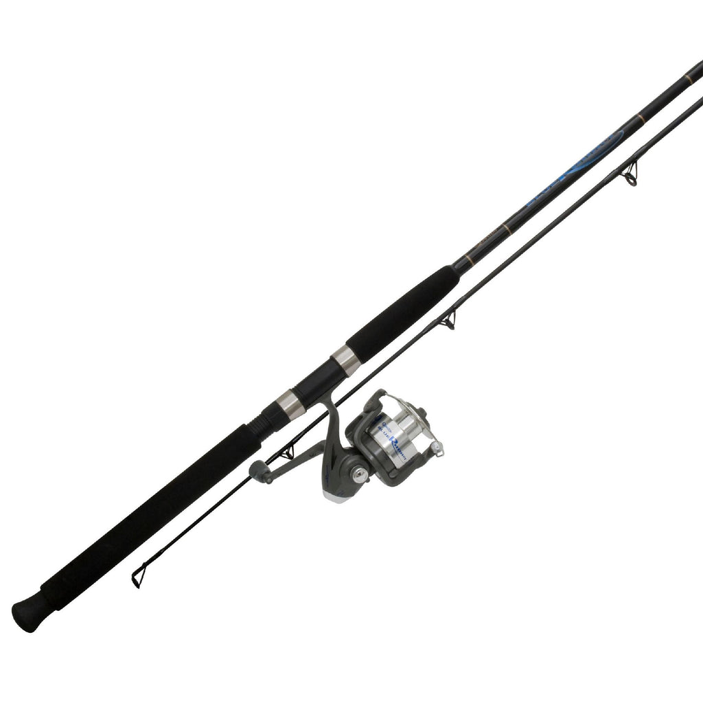 Blue Runner Spinning Combo - 60, 10' 2pc Rod, 4.7"1 Gear Ratio, Medium-Heavy Power, Fast Action. Ambidextrous