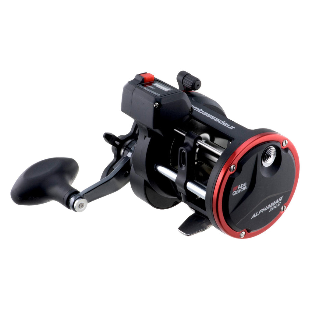 Ambassadeur Alphamar LC Conventional Reel - 20, 4.7:1 Gear Ratio, 2 Bearings, 29" Retrieve Rate, 20 lb Max Drag, Right Hand