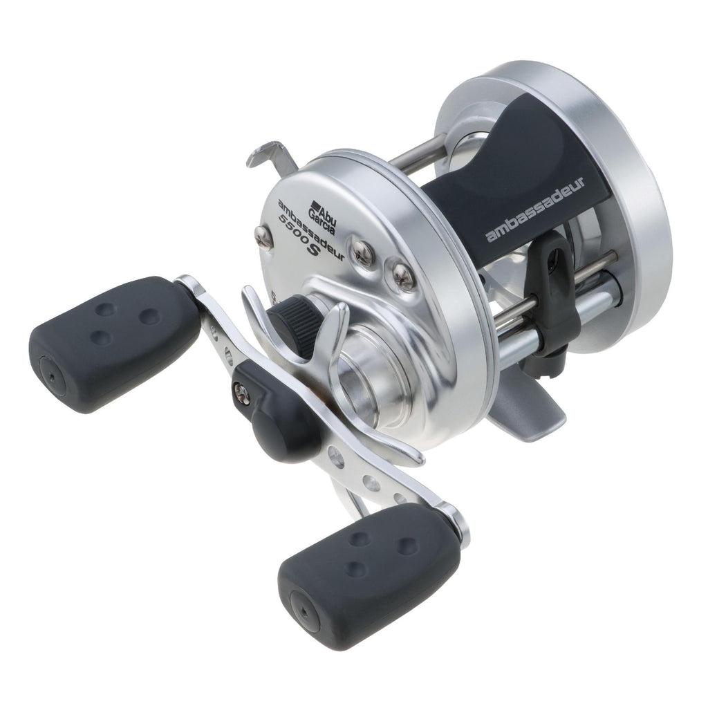 Ambassadeur S Round Baitcast Reel - 5500, 5.1:1 Gear Ratio, 2 Bearings, 25" Retrieve Rate, 11 lb Max Drag, RH