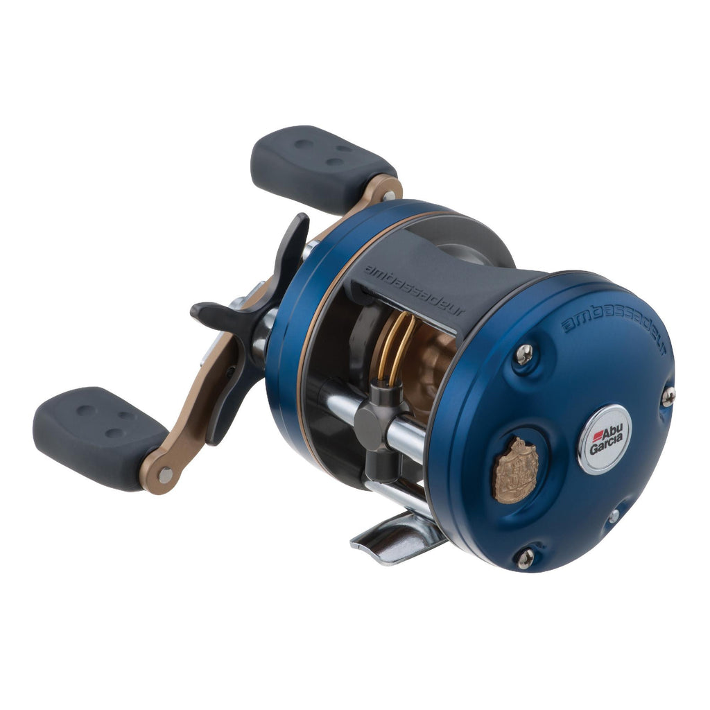 Ambassadeur C4 Baitcast Round Reel - 5600, 6.3:1 Gear Ratio, 5 Bearings, 30" Retrieve Rate, 15 lb Max Drag, RH