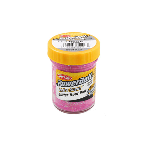 PowerBait Glitter Trout Dough Bait - Pink