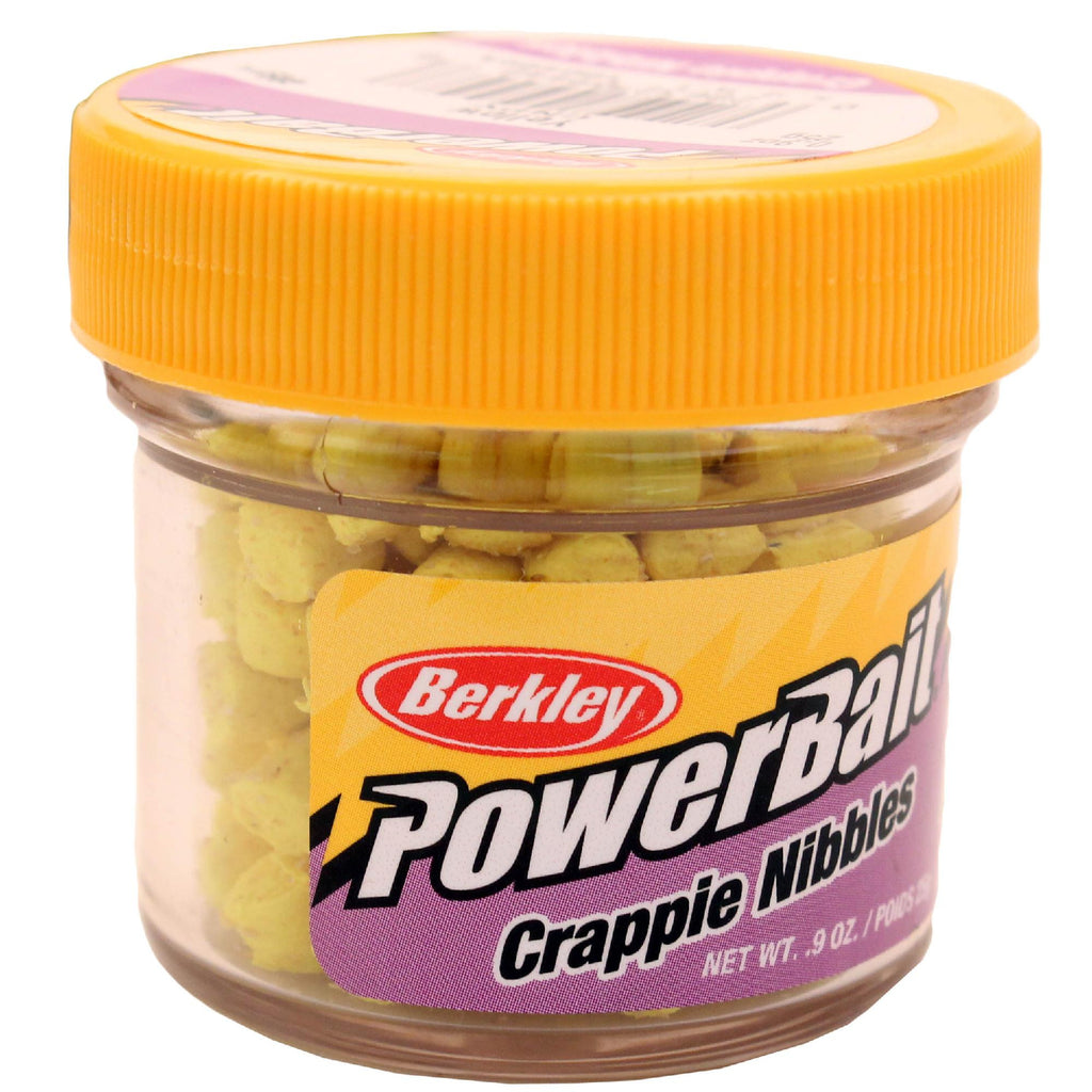 Powerbait Crappie Nibbles Dough Bait - Yellow