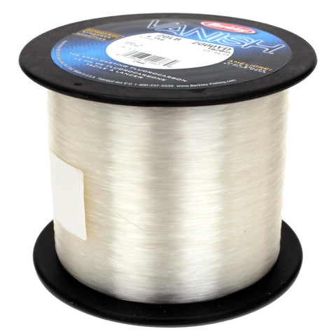 Vanish Fluorocarbon Line Spool - 2000 Yards, 0.016" Diameter, 20 lb Breaking Strength, Clear