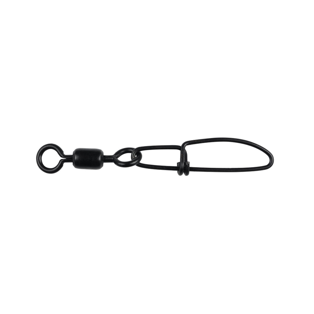 Cross-Lok Snap-Swivels - Size 12 Tackle, 30 lb Breaking Strength, Black, Per 144