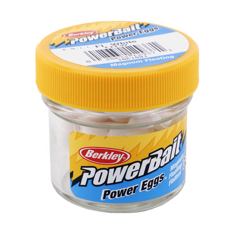 PowerBait Power Eggs Floating Magnum Soft Bait - Original Scent-Flavor, White