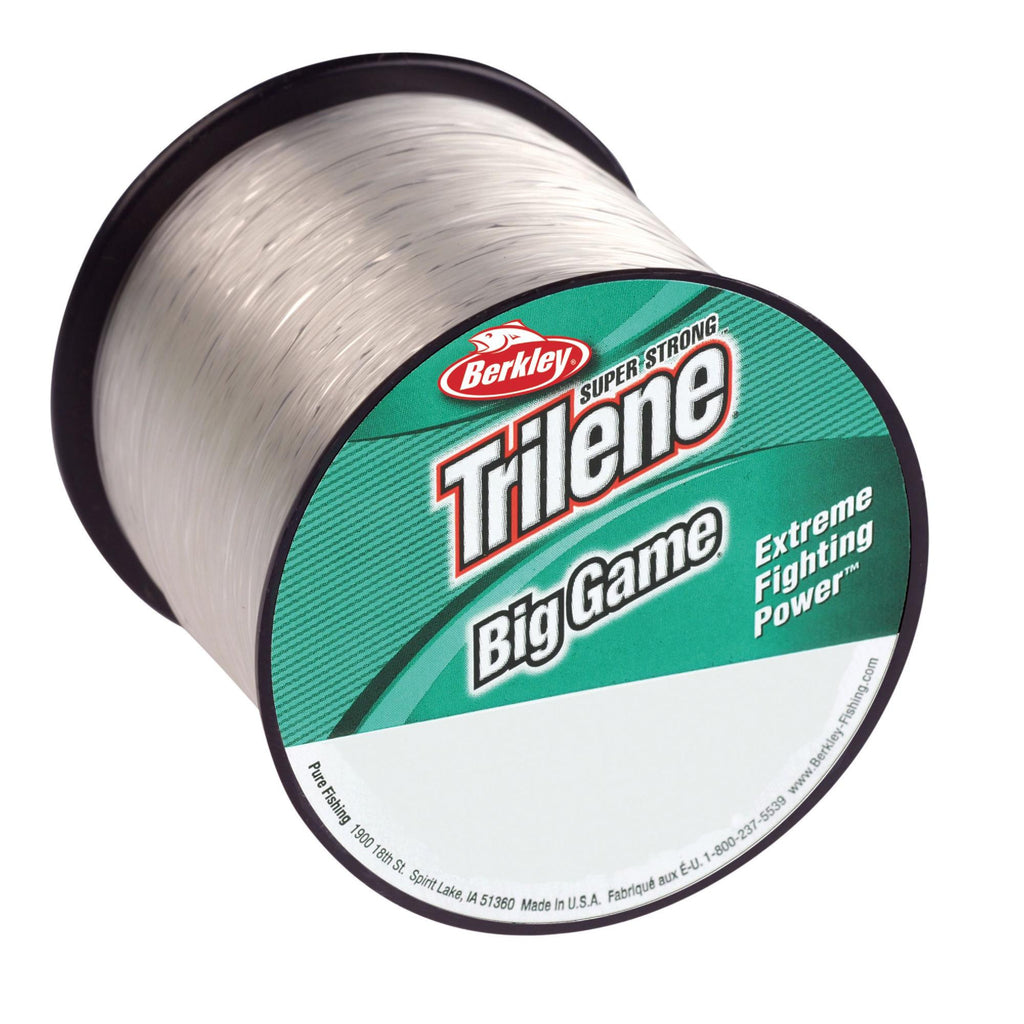 Trilene Big Game Monofilament Line Spool - 1175 Yards, 0.014" Diameter, 12 lb Breaking Strength, Clear