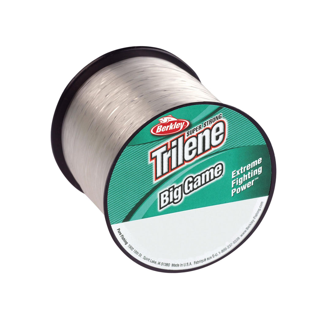 Trilene Big Game Monofilament Line Spool - 370 Yards, 0.024" Diameter, 40 lb Breaking Strength, Clear