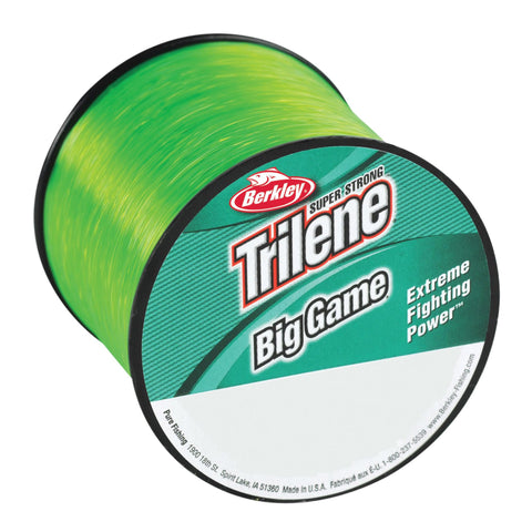 Trilene Big Game Monofilament Line Spool - 275 Yards, 0.028" Diameter, 50 lb Breaking Strength, Solar Collector